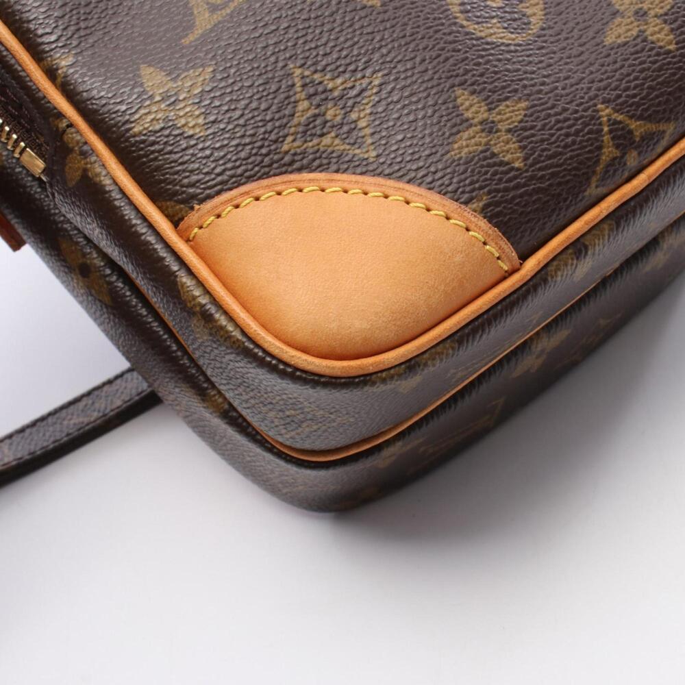 LOUIS VUITTON Authentic Brown Monogram Leather Shoulder Bag - Picture 7 of 10